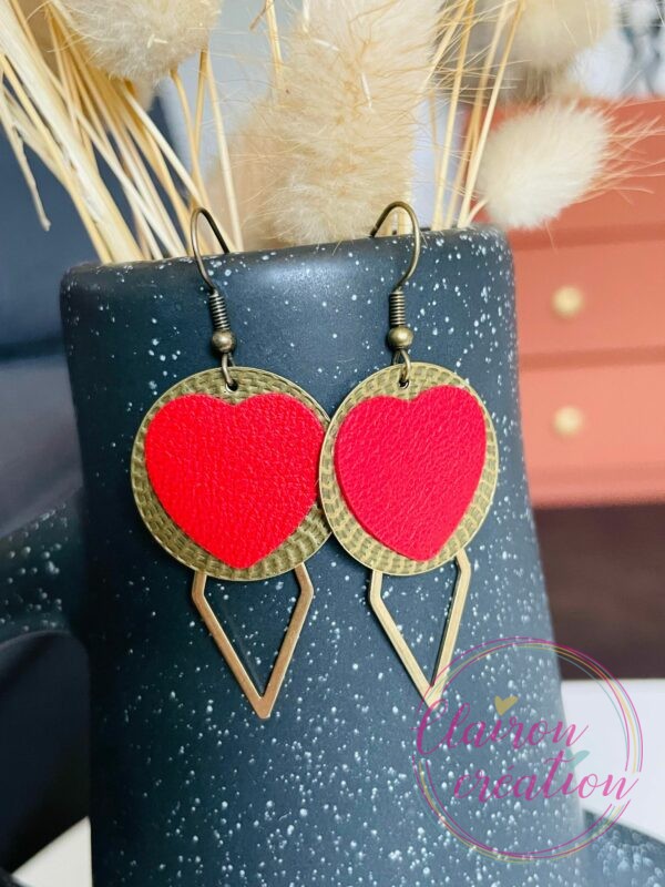 Boucles Coeur Dorées (3)