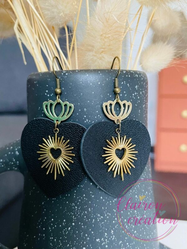 Boucles Coeur Cuirs (4)