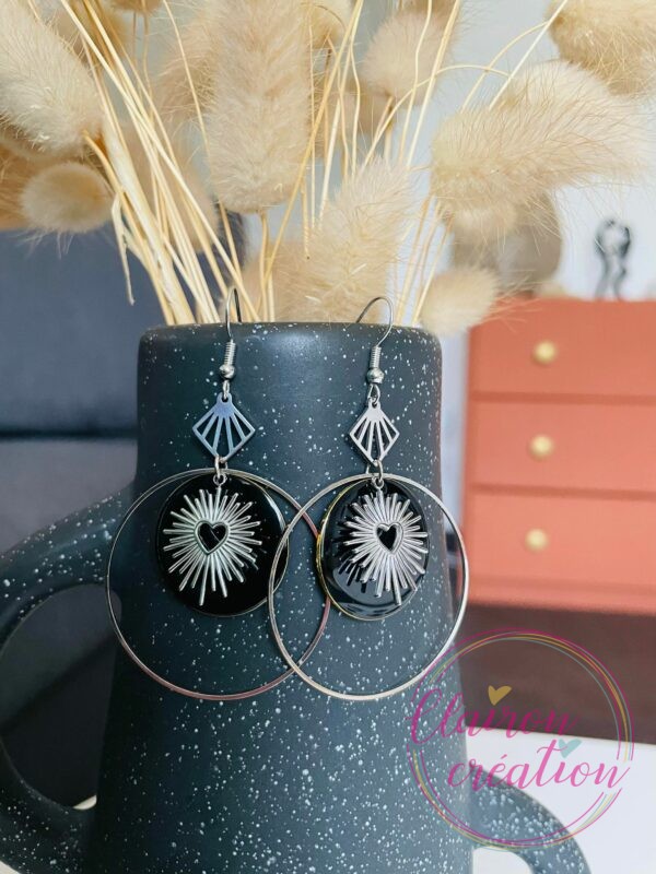 Boucles Coeur Argentées (14)