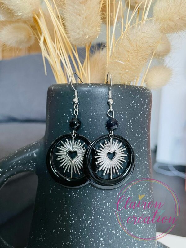 Boucles Coeur Argentées (12)