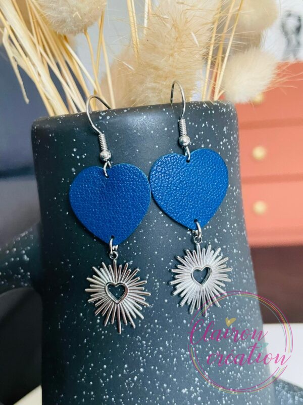 Boucles Coeur Argentées (7)