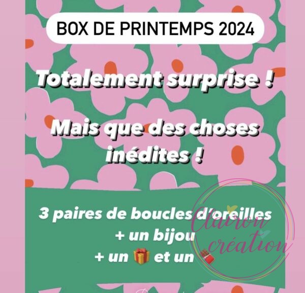 🌸 La BOX surprise de Printemps - 2024 - 🌸