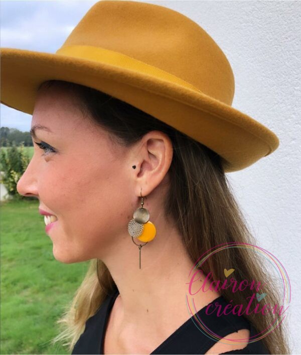 Boucles Joséphine (10) Moutarde