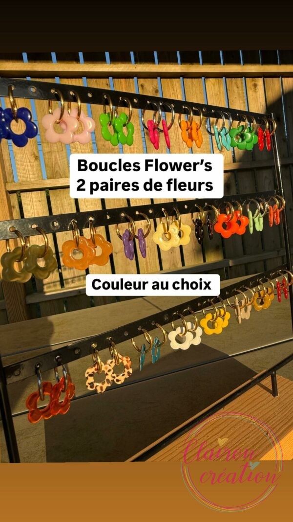 Boucles Flower's Duo