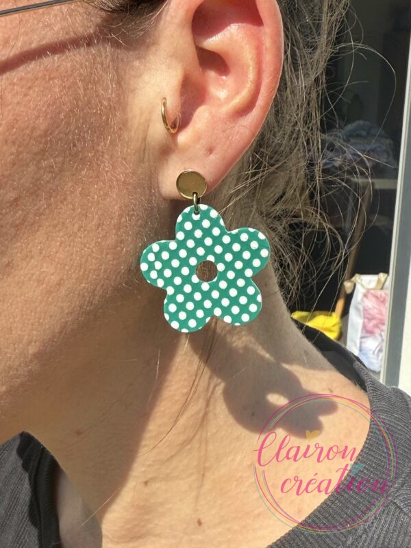 Boucles Fleurs Rétro acétate (36)