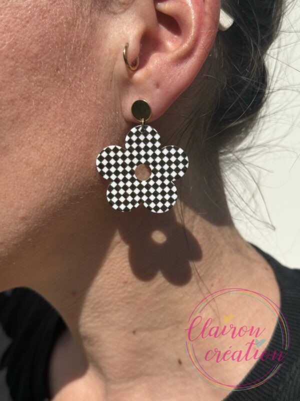 Boucles Fleurs Rétro acétate (38)