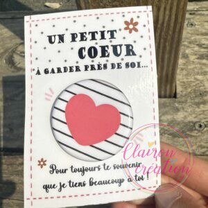 Badge coeur + sa petite carte (2)