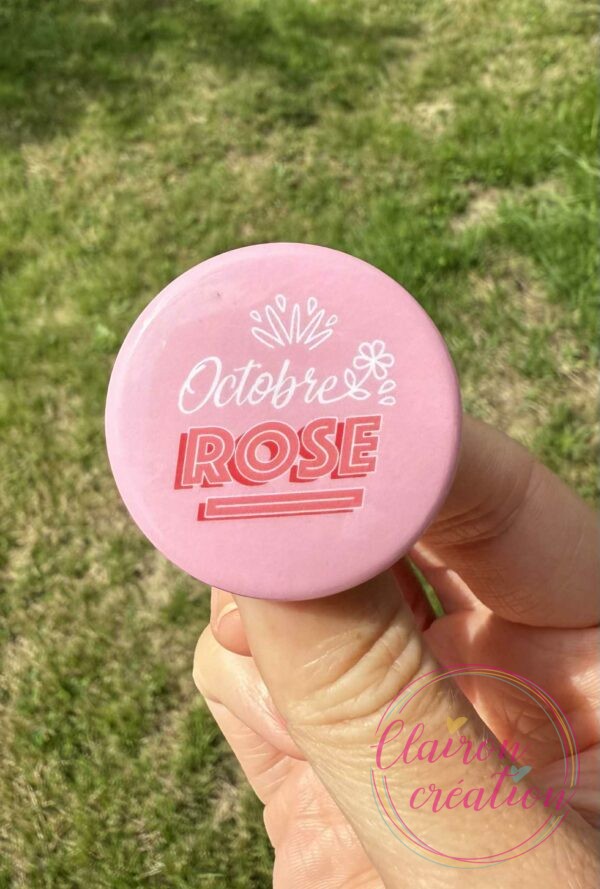 Badge 🎀OCTOBRE ROSE🎀