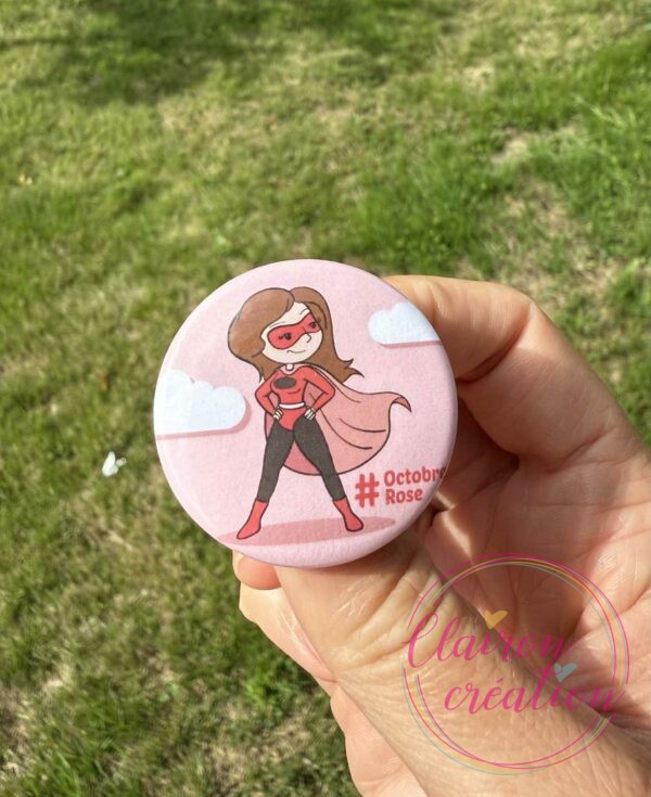 Badge 🎀OCTOBRE ROSE🎀