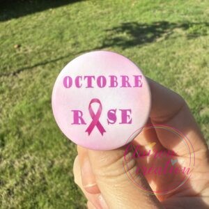 Badge 🎀OCTOBRE ROSE🎀
