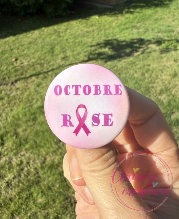Badge 🎀OCTOBRE ROSE🎀
