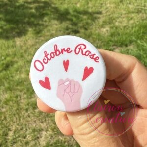 Badge 🎀OCTOBRE ROSE🎀