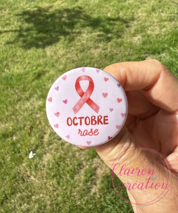 Badge 🎀OCTOBRE ROSE🎀