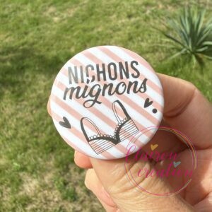 Badge 🎀OCTOBRE ROSE🎀