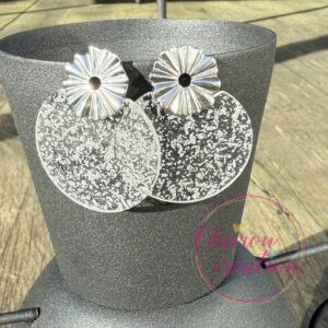 Boucles acétate Paillettes (6)