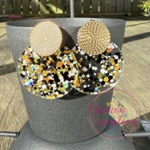 Boucles acétate Paillettes (7)