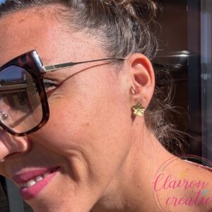 Clous d'oreilles en acier inoxydable