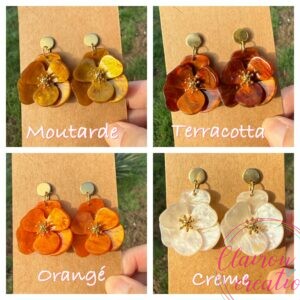 Boucles Pétalia 30mm (1)