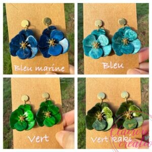 Boucles Pétalia 30mm(3)